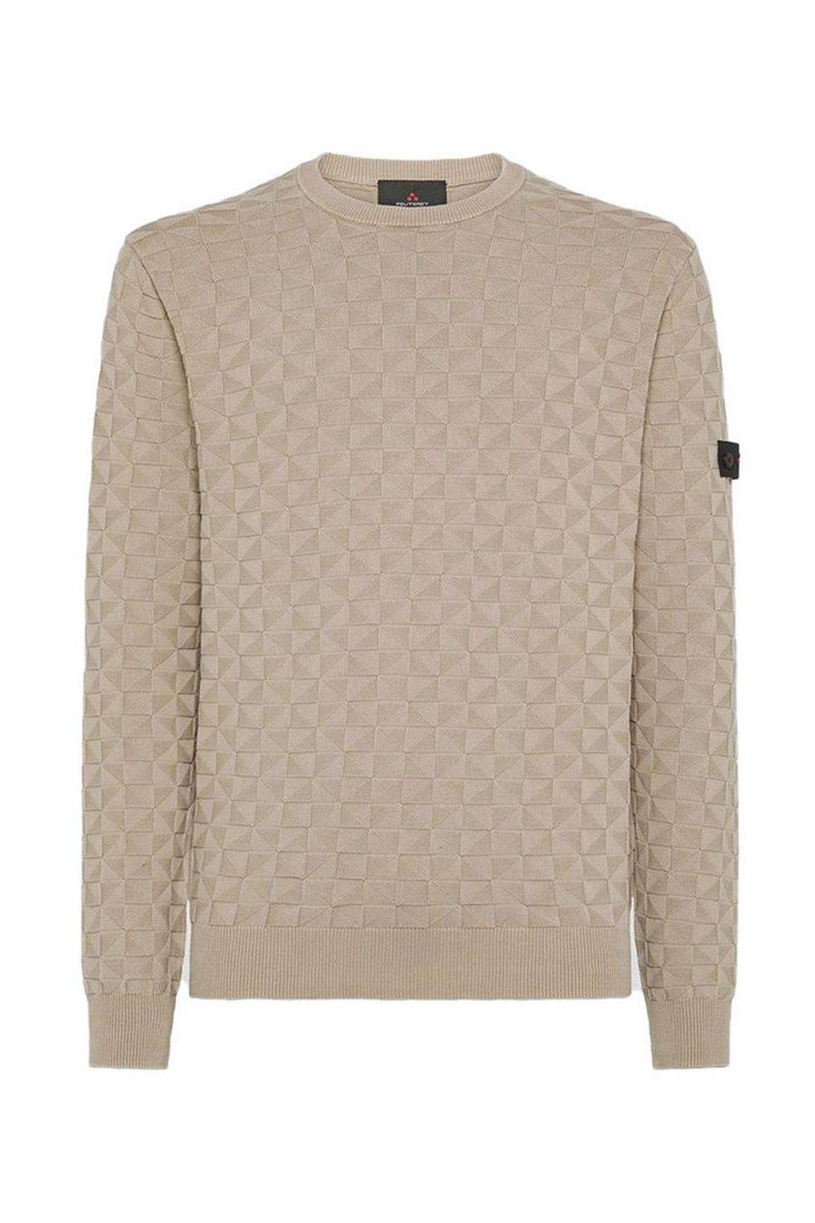 PEUTEREY  Maglione in Cotone Beige da Uomo - Peuterey PEU5192