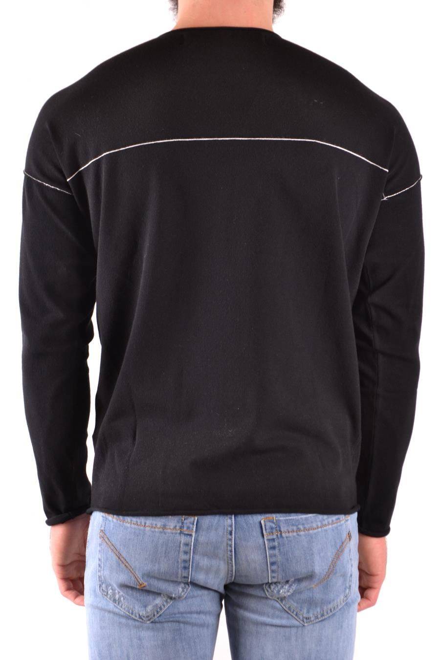 ISABEL BENENATO  Maglione Nero Uomo Isabel Benenato In Viscosa E Poliestere