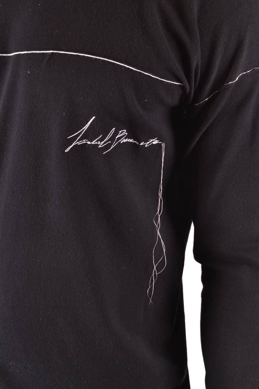 ISABEL BENENATO  Maglione Nero Uomo Isabel Benenato In Viscosa E Poliestere