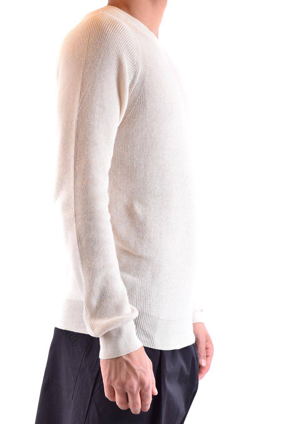 LANEUS  Maglione Uomo Cotone Celeste - LANEUS MGU1428LATTE