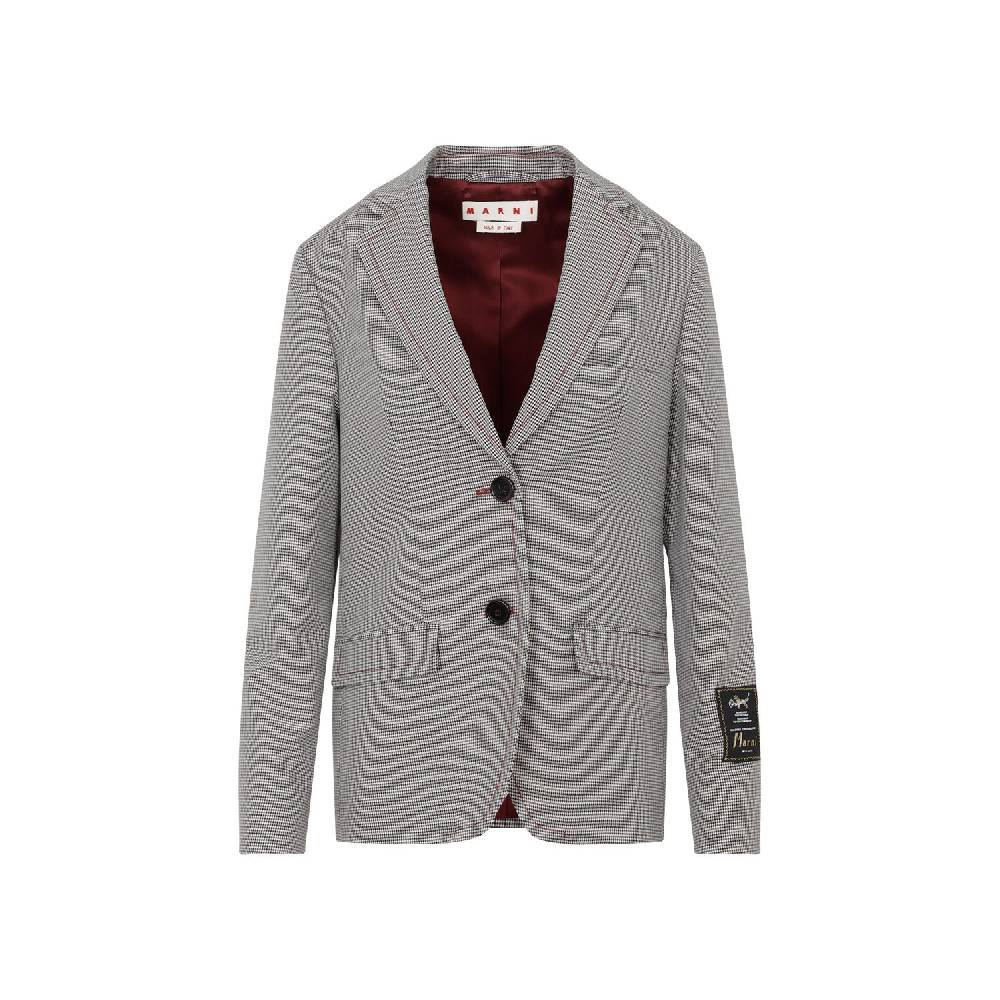 MARNI  Giacca da Donna Marni in Lana a Quadri Ruby