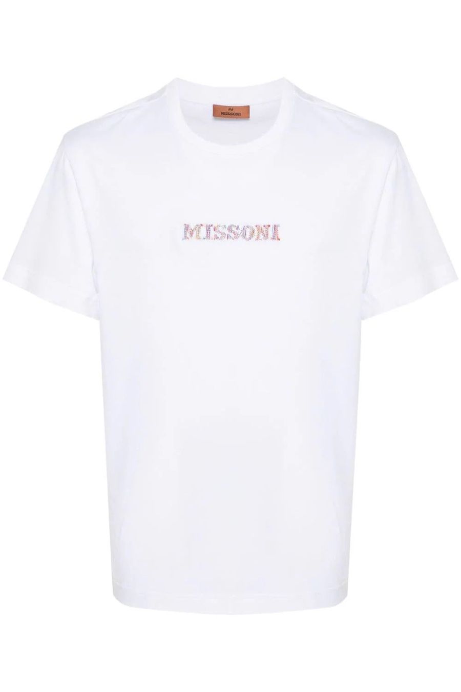 MISSONI  T-Shirt Bianca in Cotone Missoni da Uomo