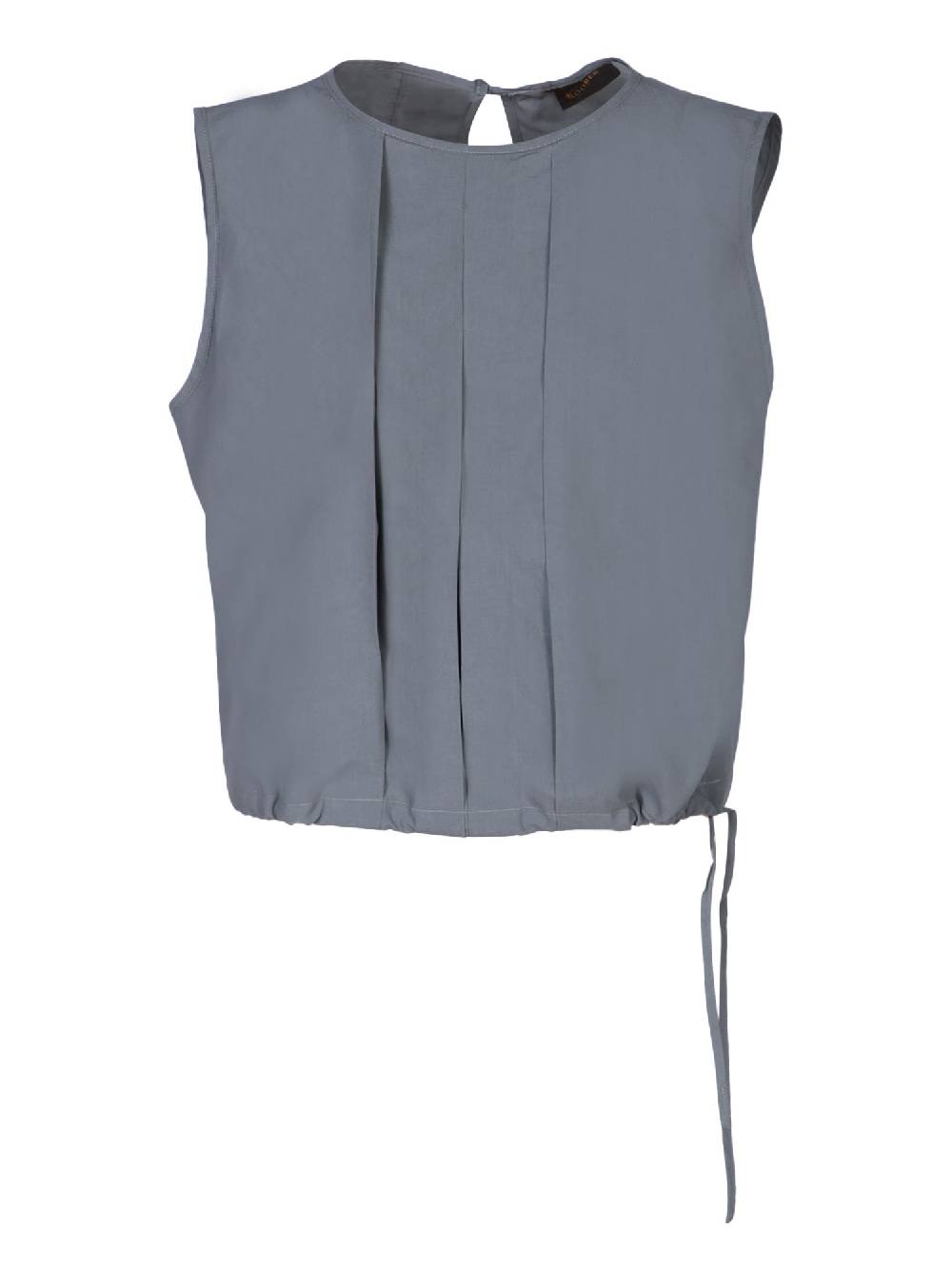 MOORER  Top in Lino Grigio MOORER Donna