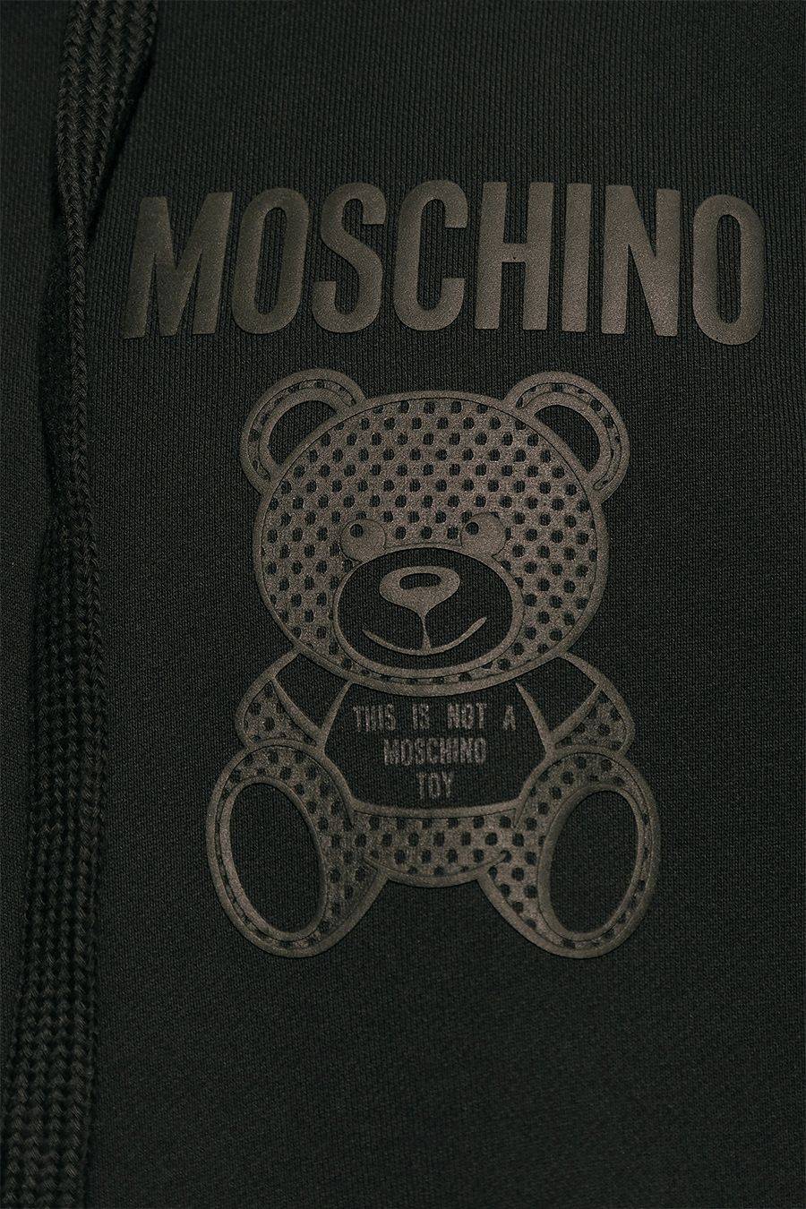 MOSCHINO  Felpa Di Cotone Nero Uomo Moschino V1727
