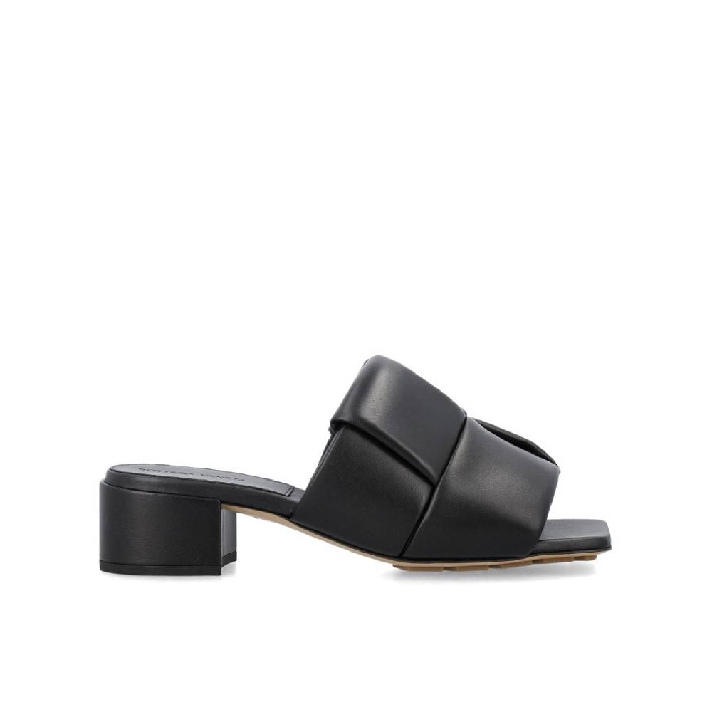 BOTTEGA VENETA  Mules da Donna Nere in Pelle Bottega Veneta