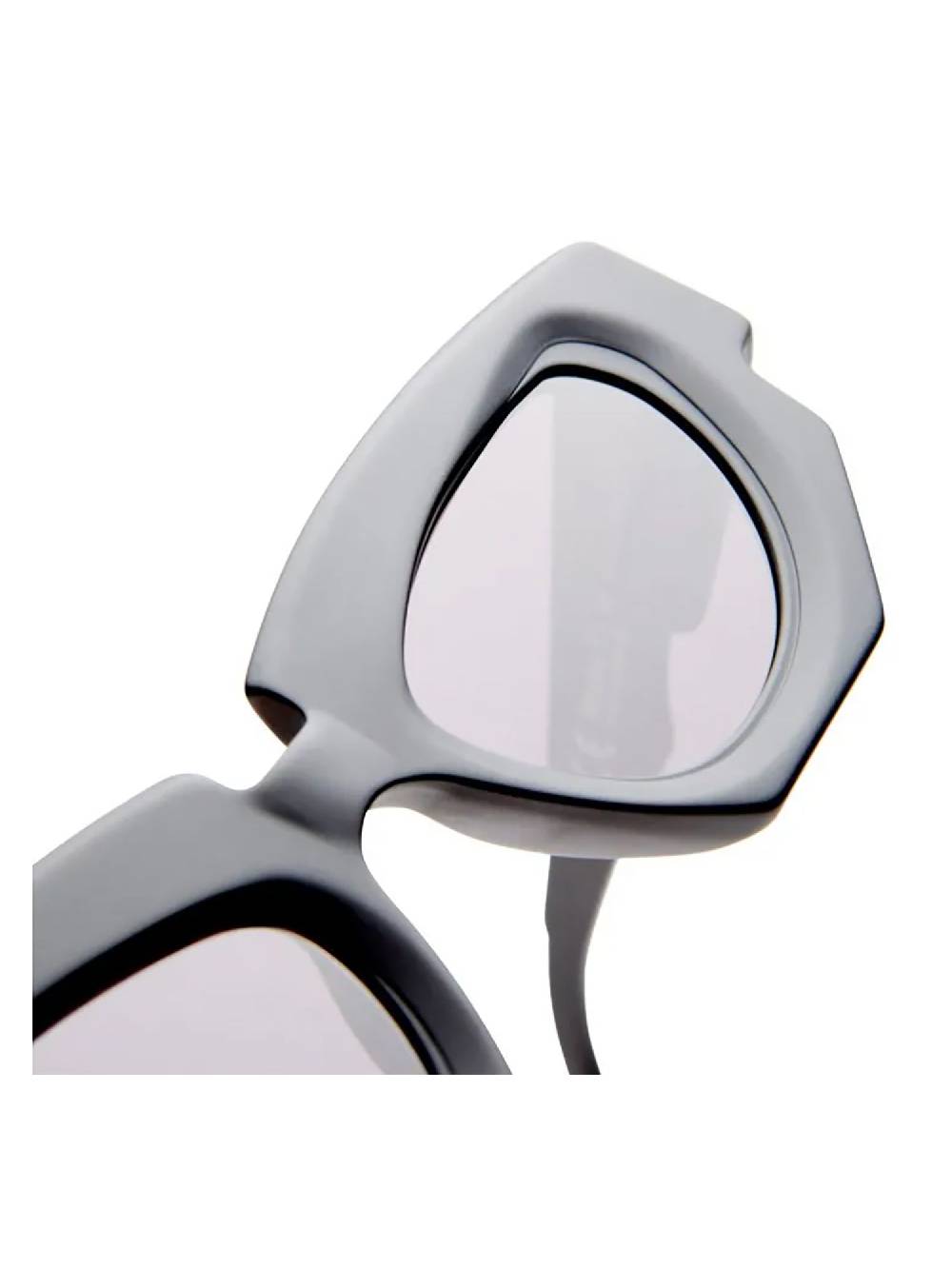 KUBORAUM  Occhiali Da Sole Grigi In Acetato KUBORAUM F5 Per Donne