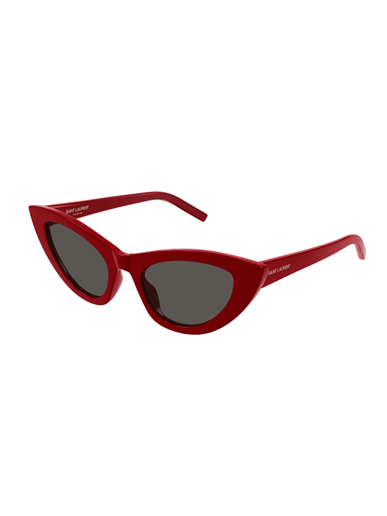SAINT LAURENT  Occhiali Da Sole Saint Laurent SL 213 Lily In Acetato Rosso - Donna