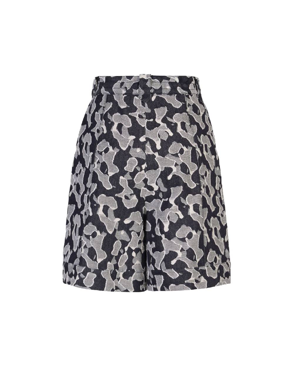 TAKATURNA  Pantaloncini Denim Cinetici Unisex TAKATURNA - Nero Mezzanotte & Grigio