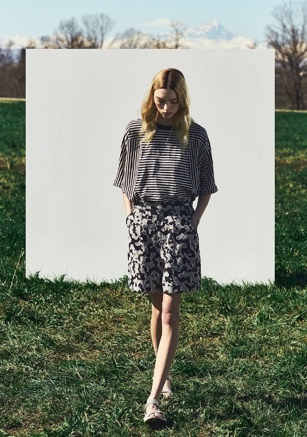 TAKATURNA  Pantaloncini Denim Cinetici Unisex TAKATURNA - Nero Mezzanotte & Grigio