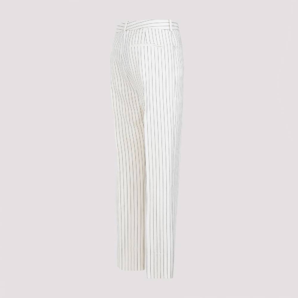 TOM FORD  Pantaloni A Righe Con Vita Alta TOM FORD - Tonalità Nude & Neutre