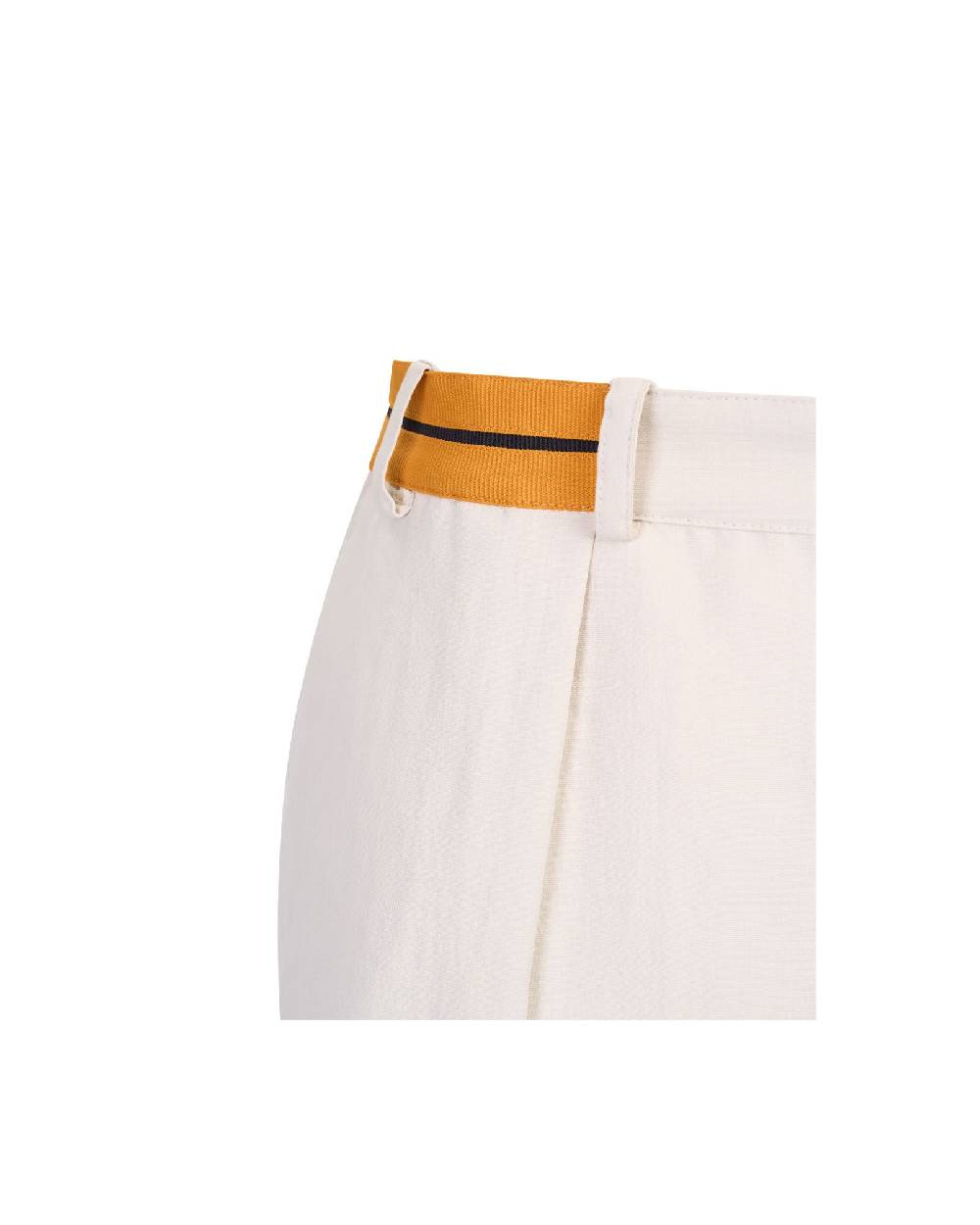 TAKATURNA  Pantaloni Ampio Beige Chiaro & Arancione Di TAKATURNA