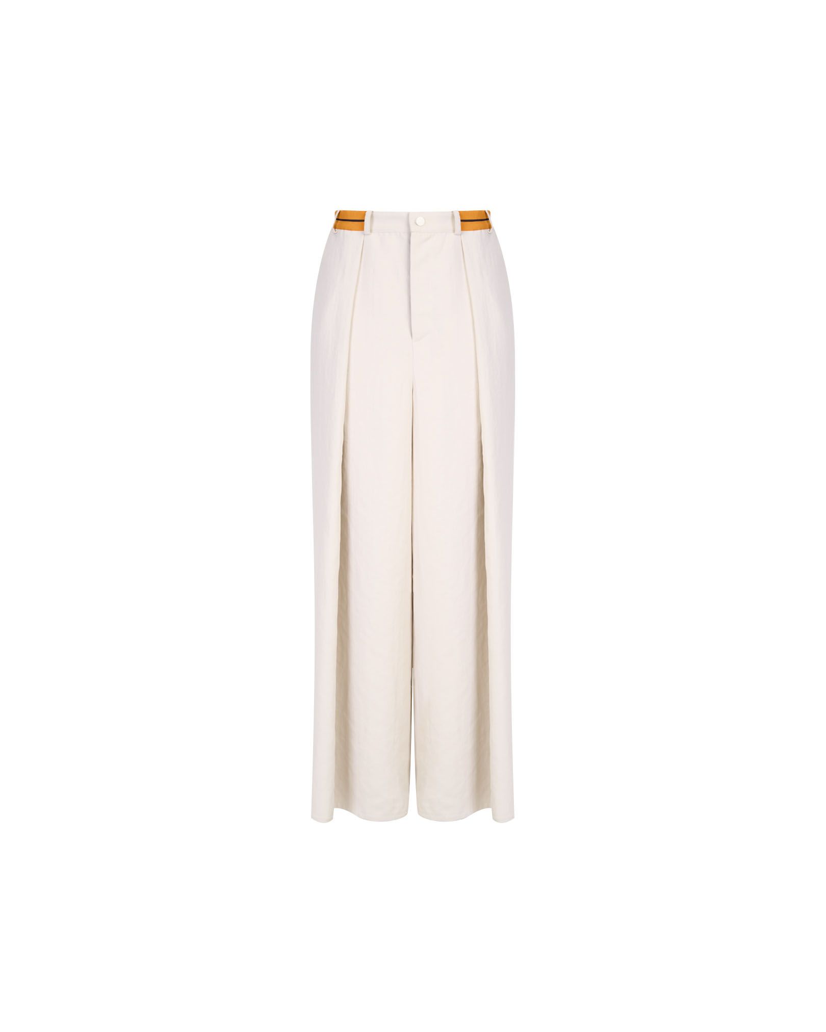 TAKATURNA  Pantaloni Ampio Beige Chiaro & Arancione di TAKATURNA