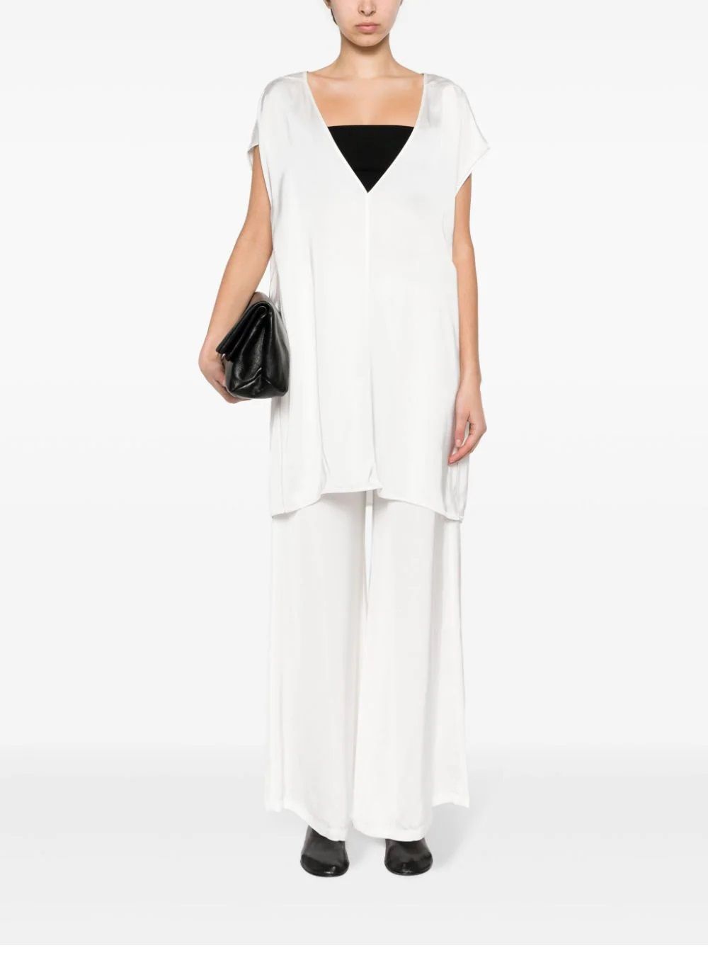 FABIANA FILIPPI  Pantaloni Bianchi Da Donna Fabiana Filippi - 100% Viscosa