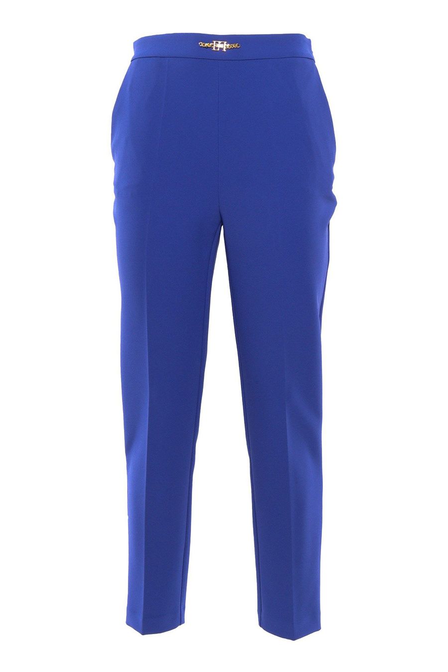 ELISABETTA FRANCHI  Pantaloni Blu Elisabetta Franchi in Poliestere per Donna