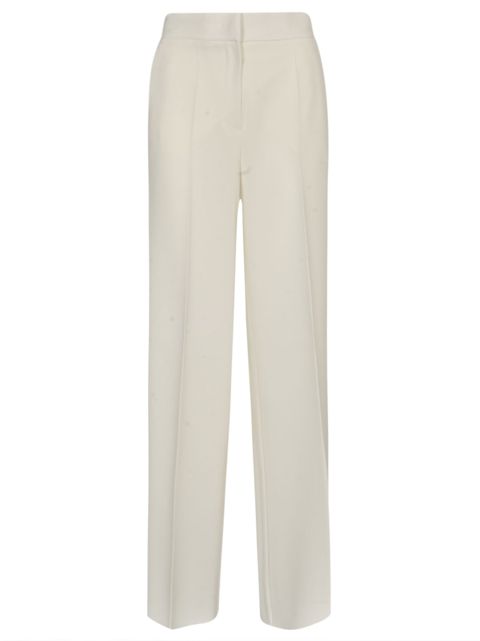 MAX MARA PIANOFORTE  Pantaloni Crepe Bianchi Max Mara Pianoforte da Donna