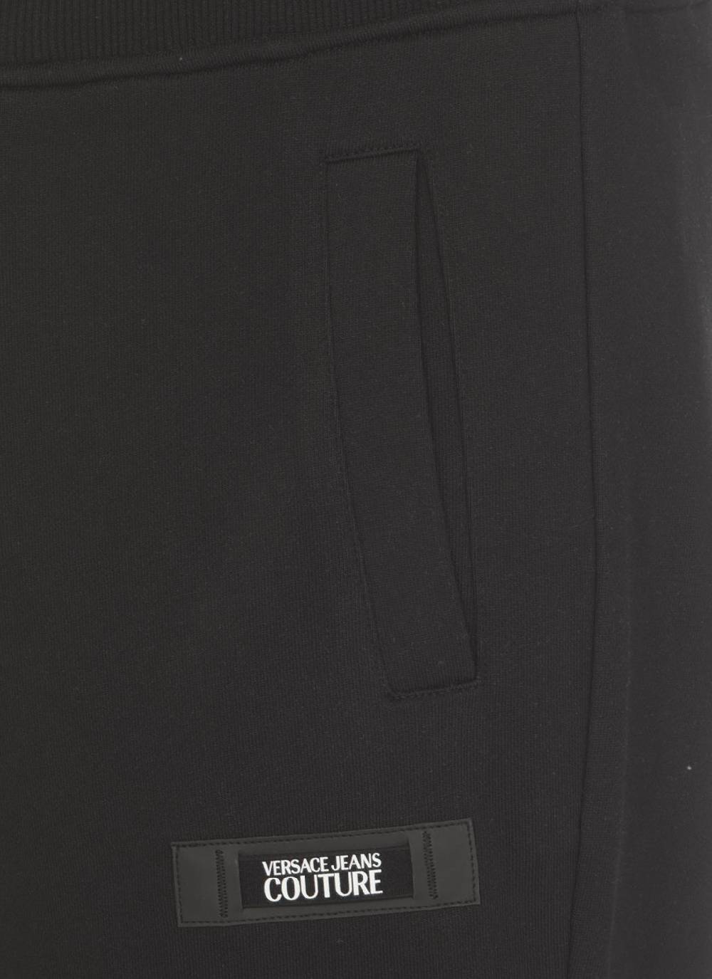 VERSACE JEANS COUTURE  Pantaloni Da Uomo Versace Jeans Couture In Cotone Nero