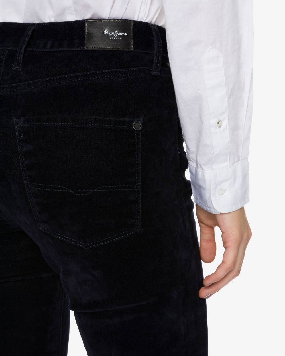 PEPE JEANS  Pantaloni Di Cotone Blu Da Donna Pepe Jeans