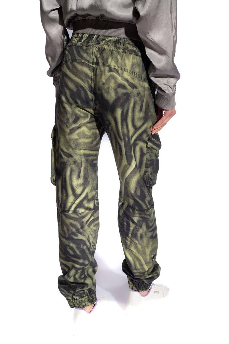 DIESEL  Pantaloni Diesel Multicolor In Lyocell Per Donna - A12216 0WGAL5AFA