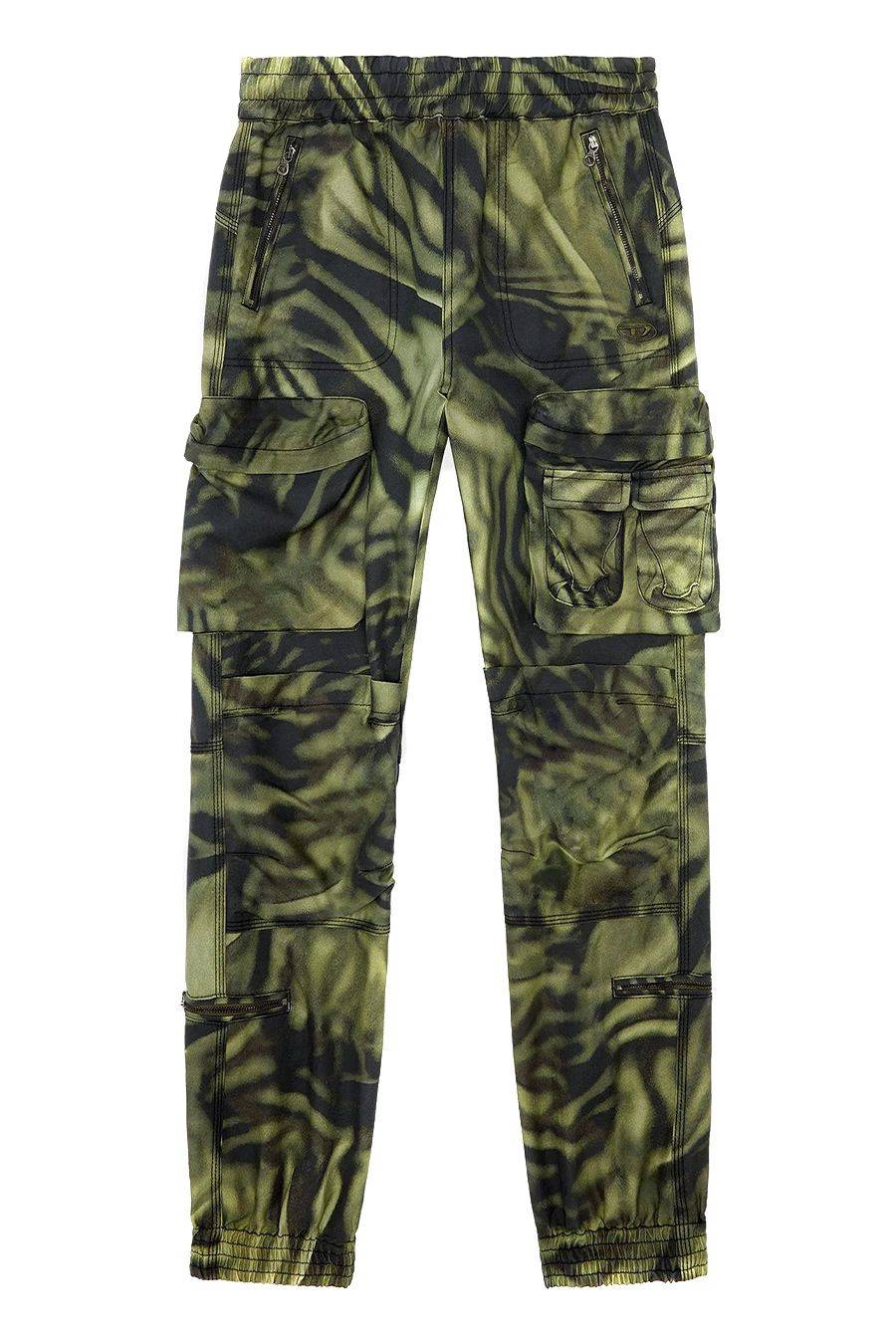 DIESEL  Pantaloni Diesel Multicolor in Lyocell per Donna - A12216 0WGAL5AFA