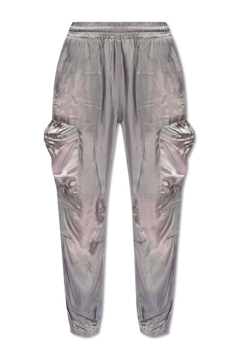 DIESEL  Pantaloni Donna Diesel Argento in Poliestere A12841