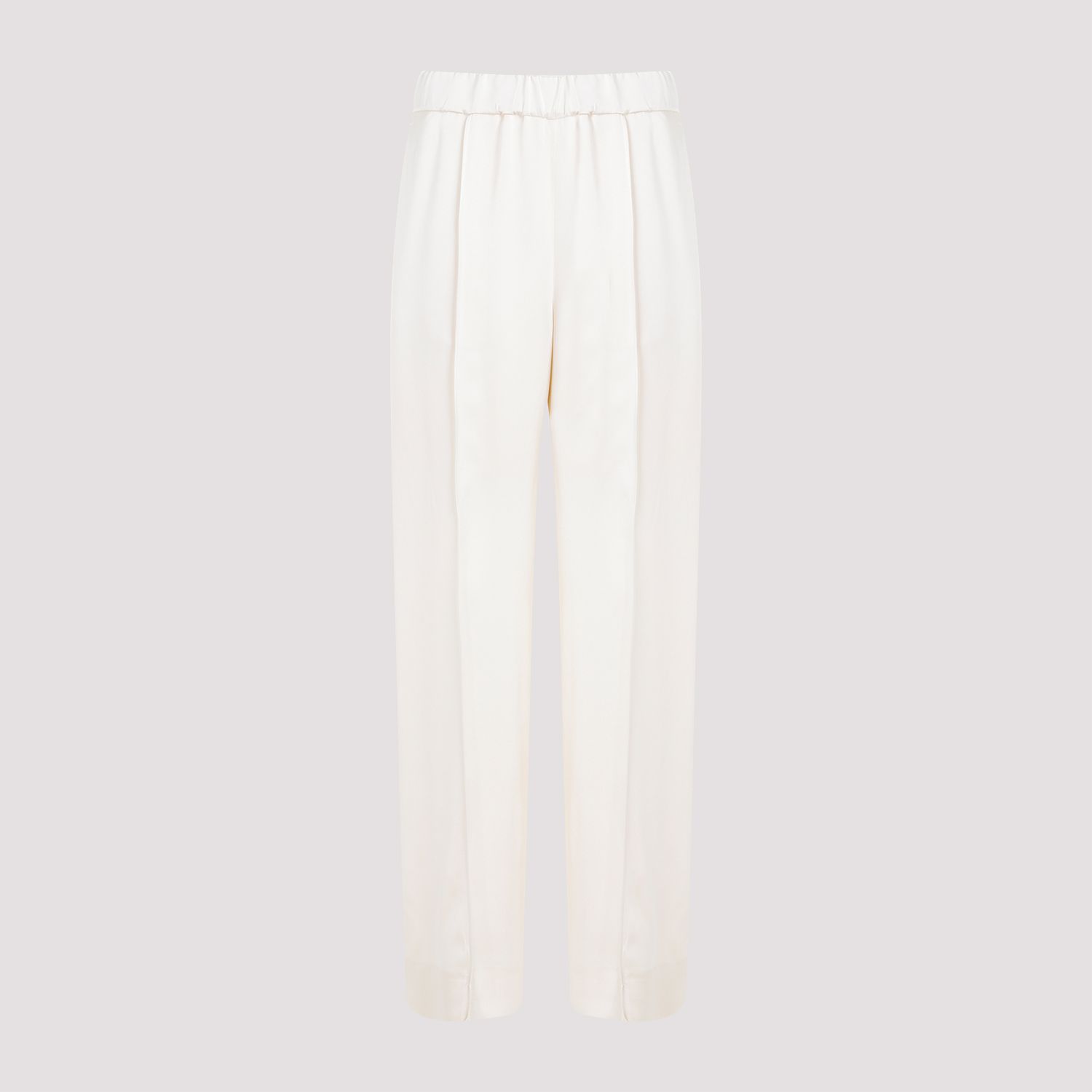 JIL SANDER  Pantaloni Dritti Viscosa Color Carne Da Donna JIL SANDER