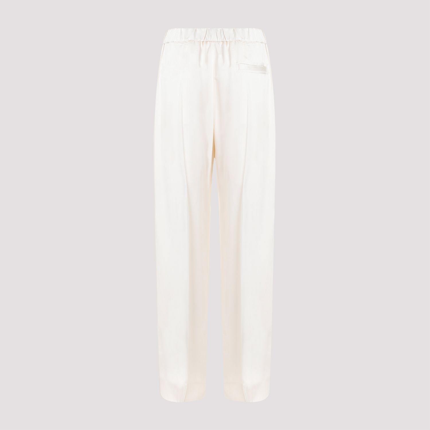 JIL SANDER  Pantaloni Dritti Viscosa Color Carne Da Donna JIL SANDER