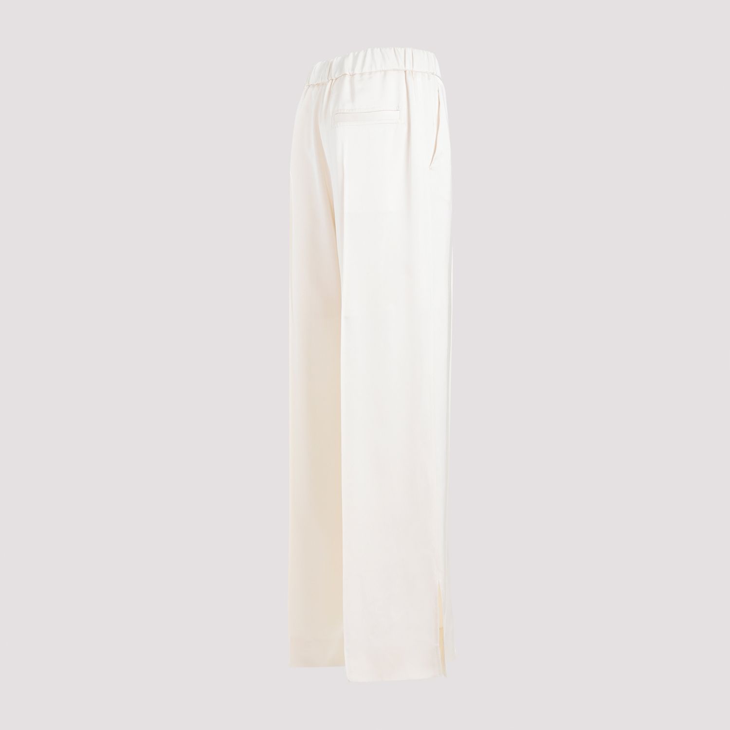 JIL SANDER  Pantaloni Dritti Viscosa Color Carne Da Donna JIL SANDER