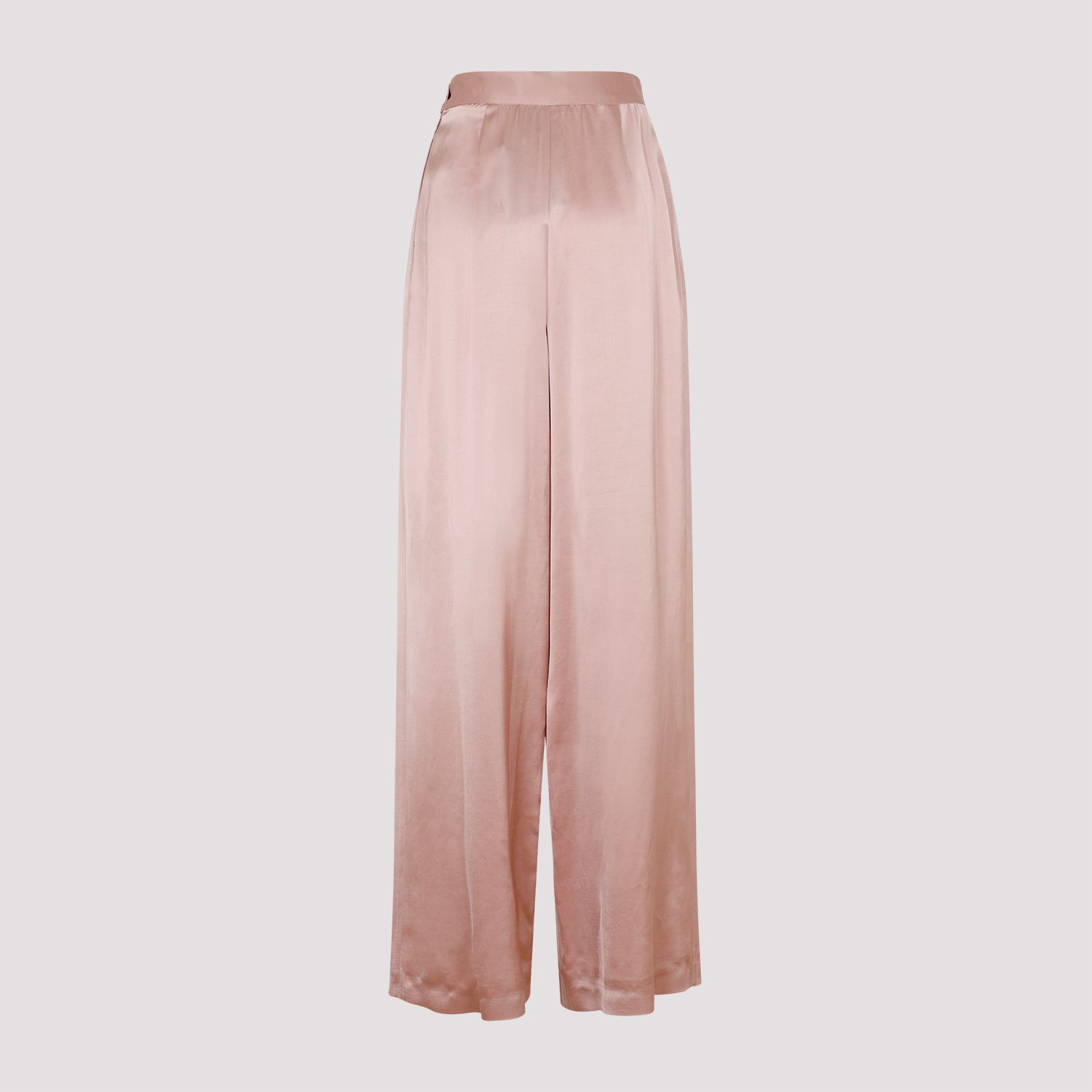 FABIANA FILIPPI  Pantaloni Eleganti Alti In Misto Lana Rosa & Viola Fabiana Filippi