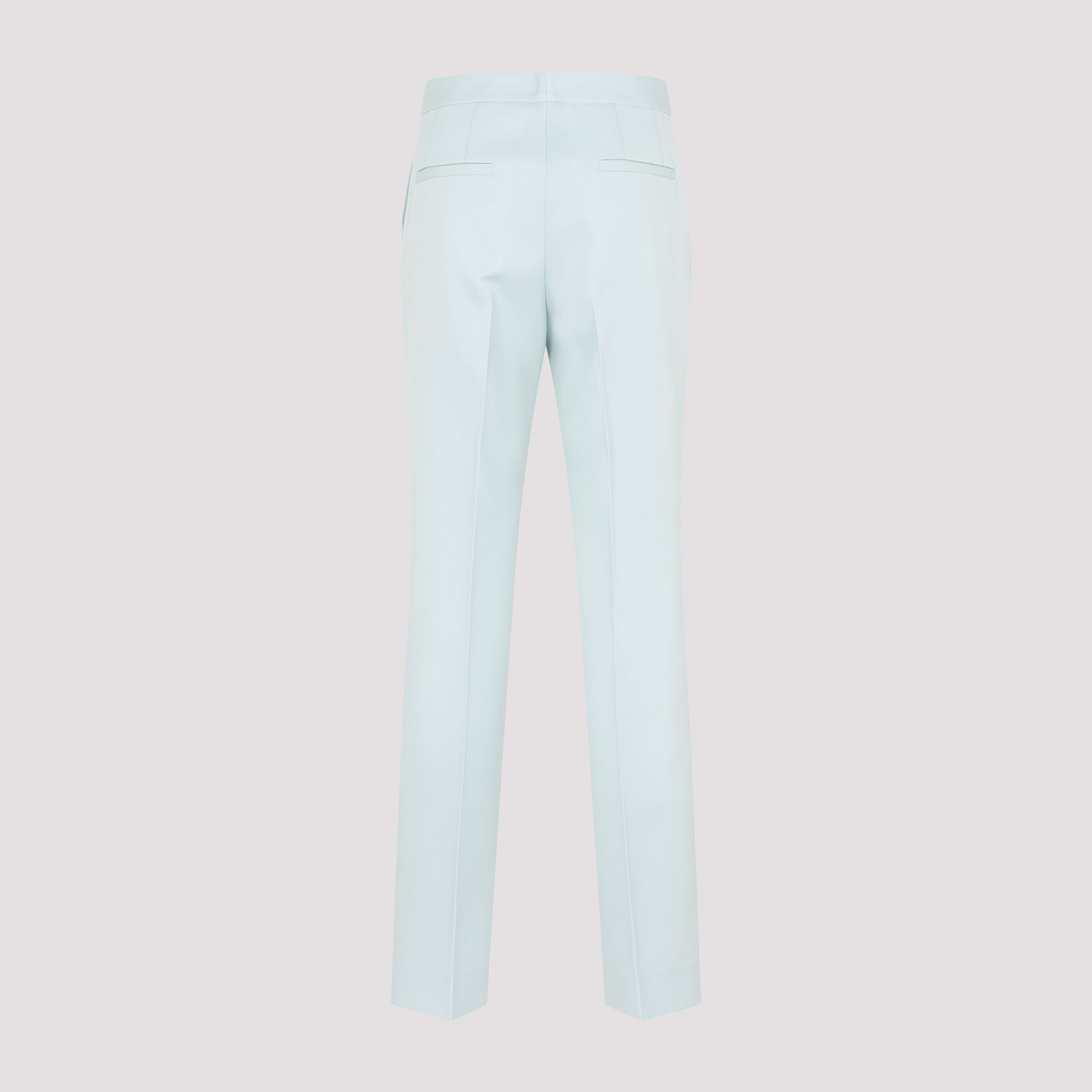 JIL SANDER  Pantaloni Eleganti Di Lana Blu Jil Sander - Donna