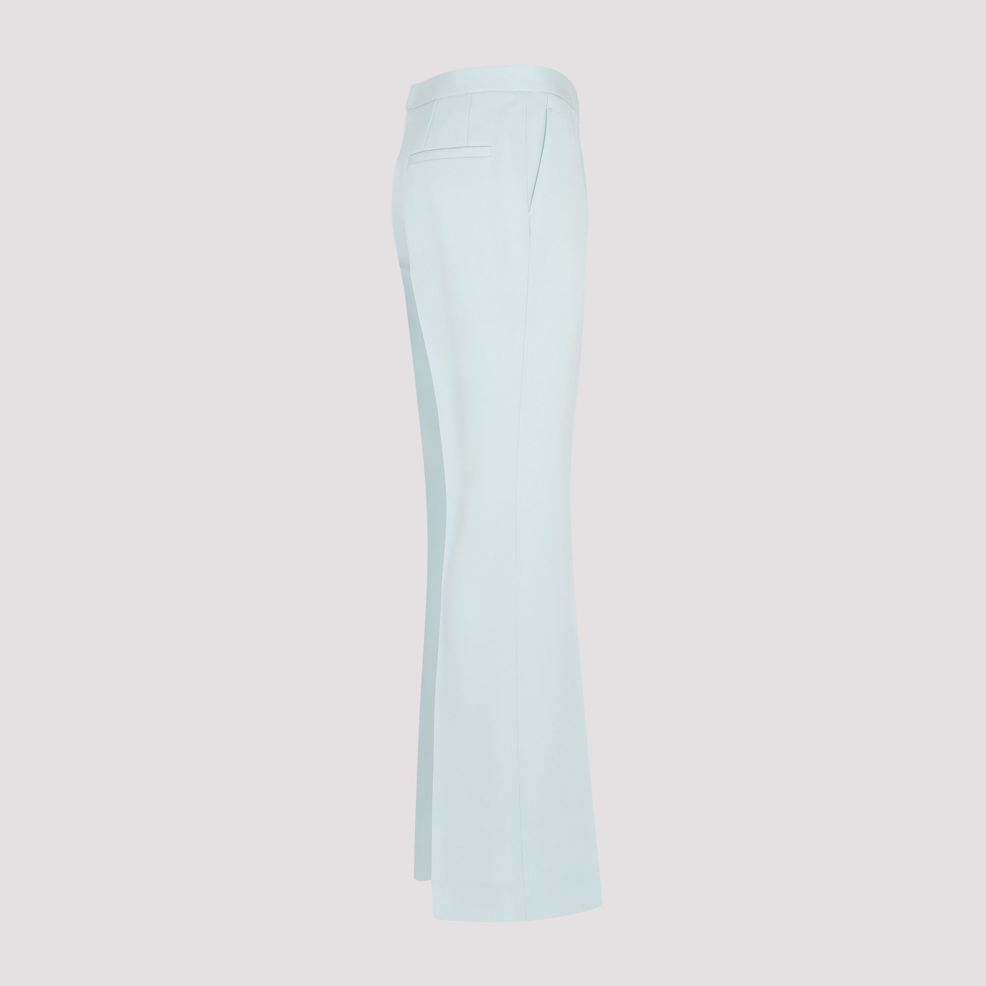 JIL SANDER  Pantaloni Eleganti Di Lana Blu Jil Sander - Donna