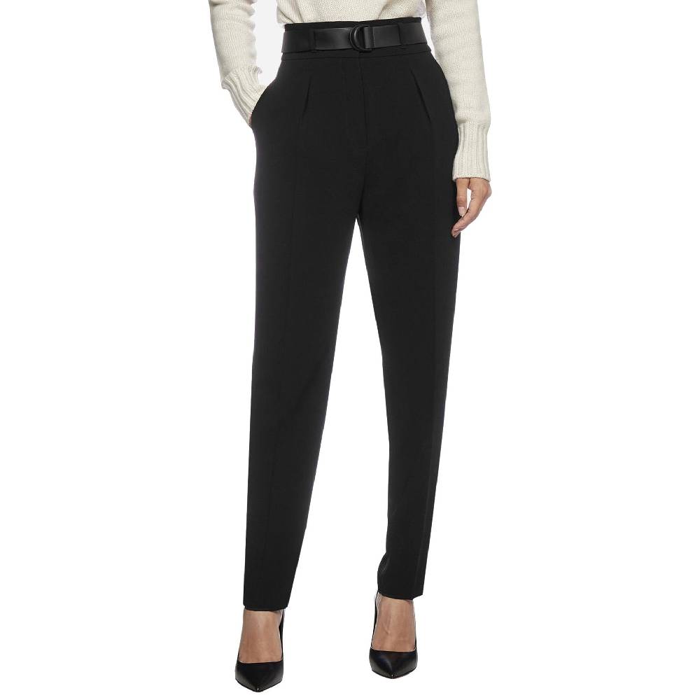 MAX MARA STUDIO  Pantaloni Eleganti Neri A Vita Alta Max Mara Studio Per Donna