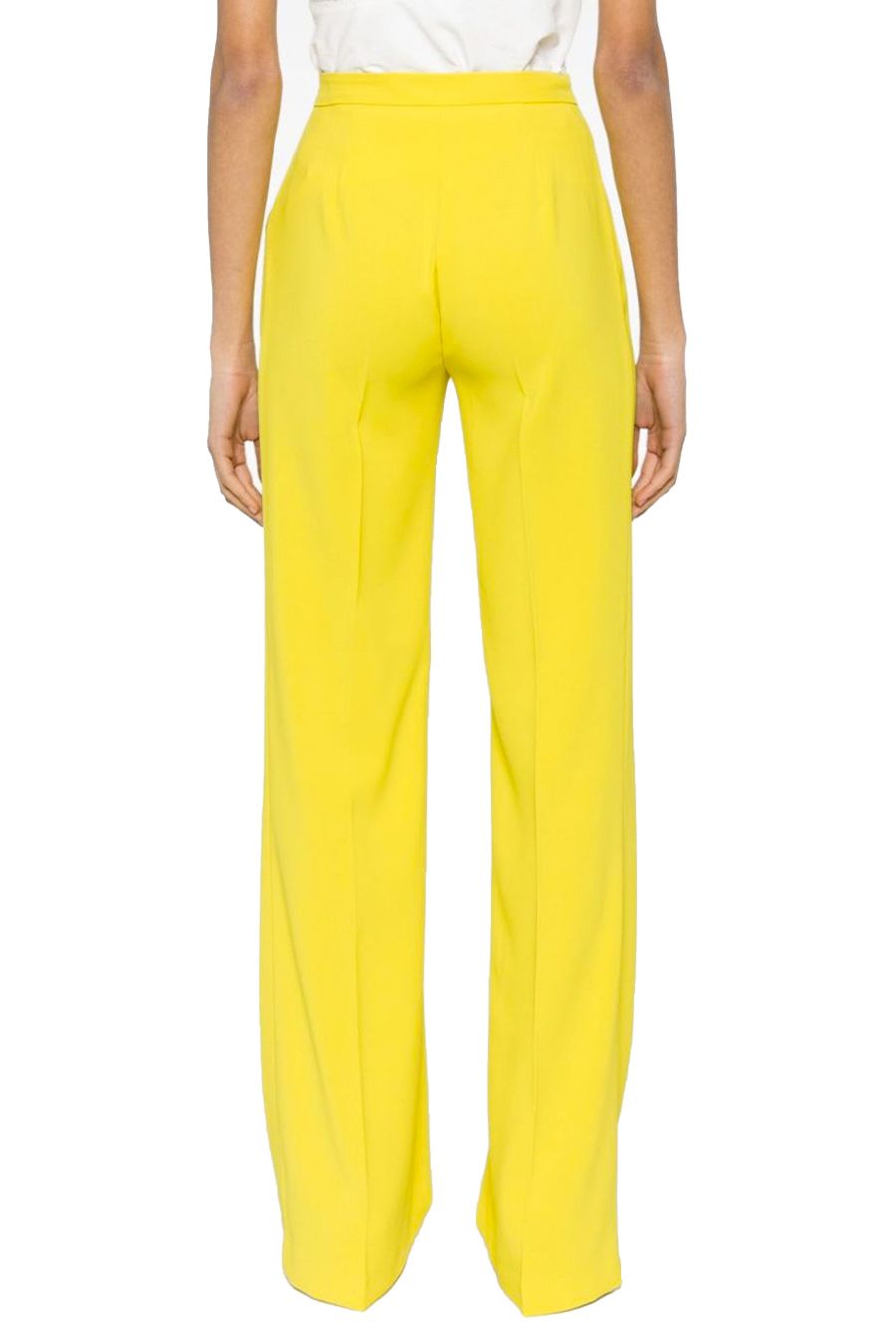 PINKO  Pantaloni Gialli Elastici In Viscosa Da Donna PINKO