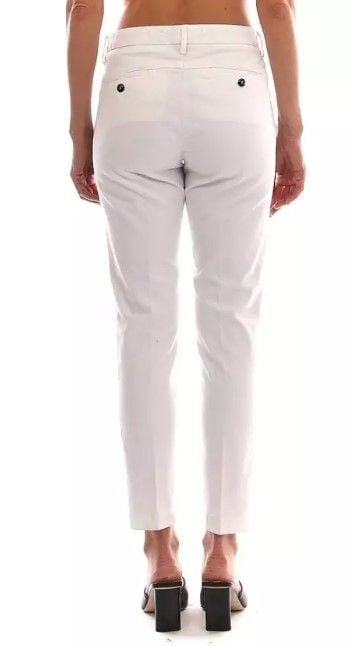 ROY ROGER'S  Pantaloni In Gabardina Stretch Bianchi ROY ROGER'S - Donna