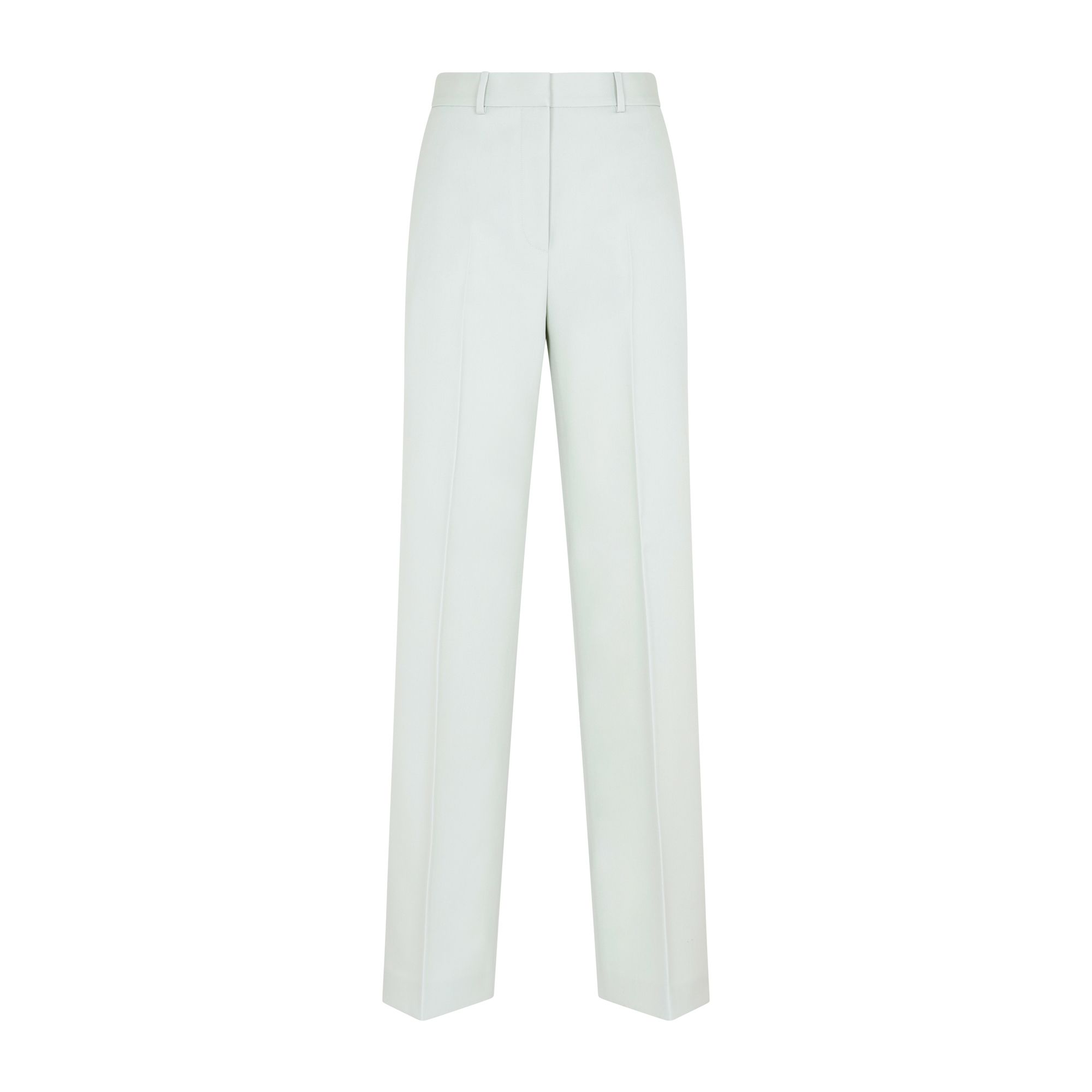 LANVIN  Pantaloni Larghi in Lana Verde Salvia Lanvin - Abbigliamento Donna
