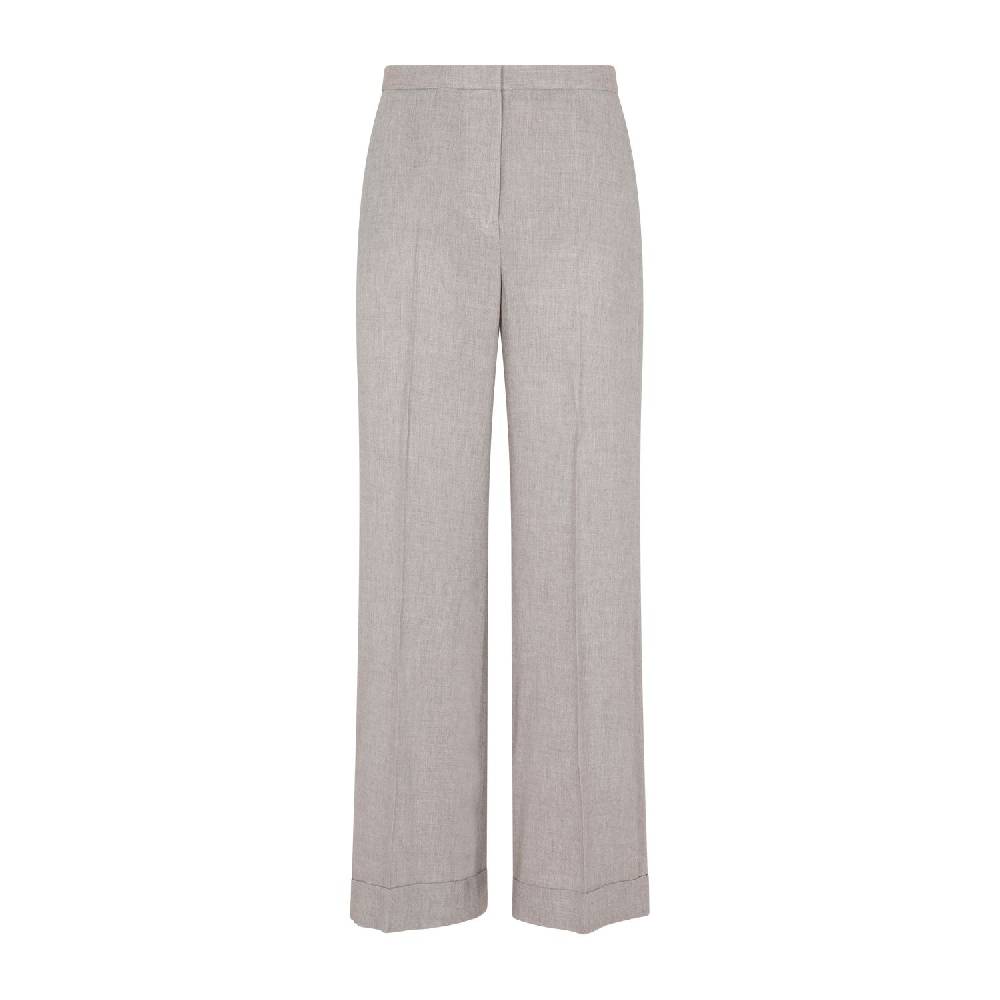 TOTEME  Pantaloni Larghi Marrone Chiaro TOTEME - Viscosa & Cashmere