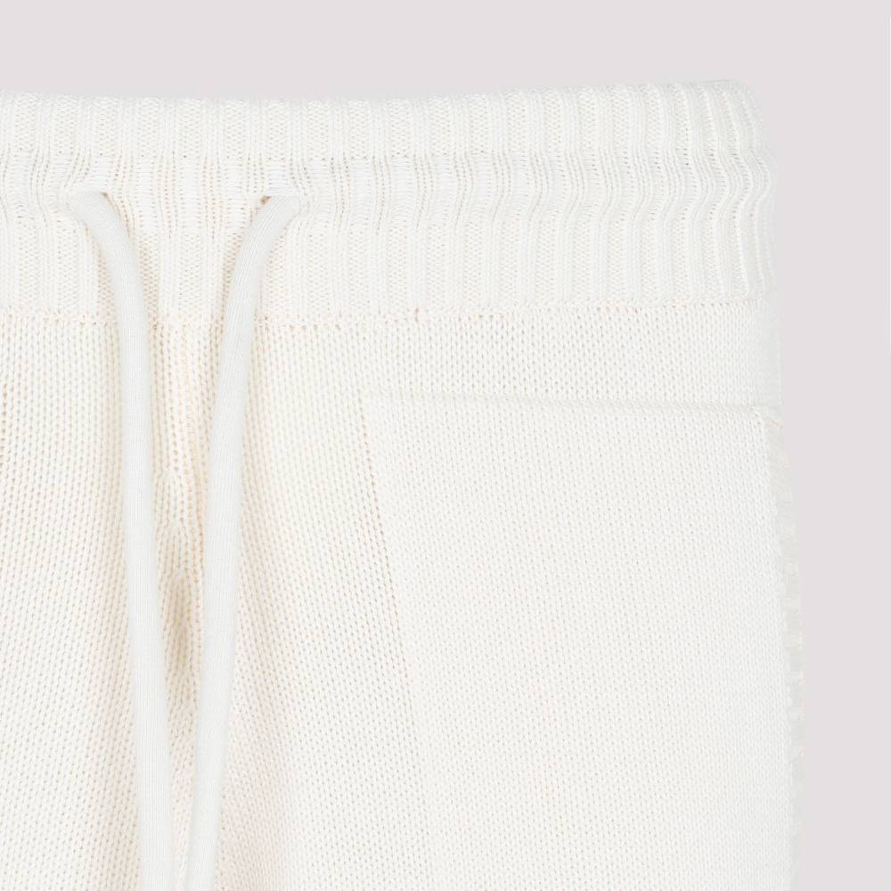 OFF-WHITE  Pantaloni Maglia Diag In Cotone Beige Off-White