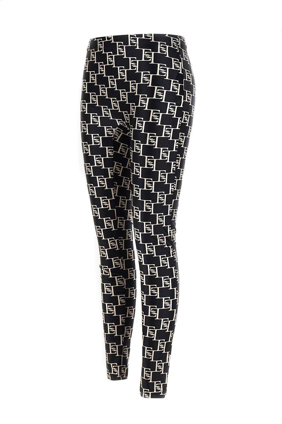 ELISABETTA FRANCHI  Pantaloni Multicolor Da Donna Elisabetta Franchi In Poliestere