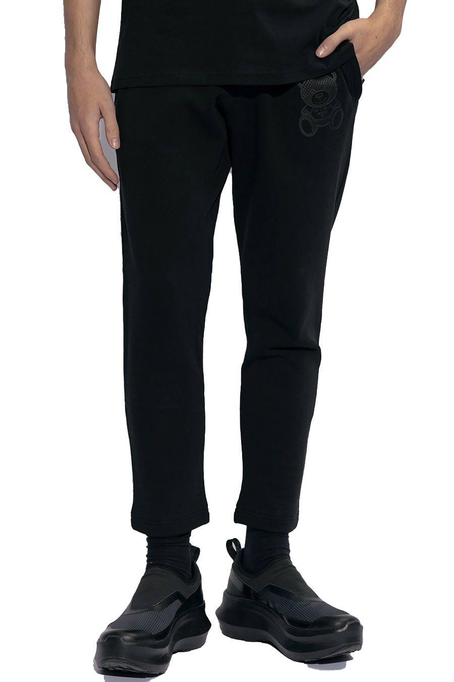 MOSCHINO  Pantaloni Multicolore In Cotone Moschino Uomo