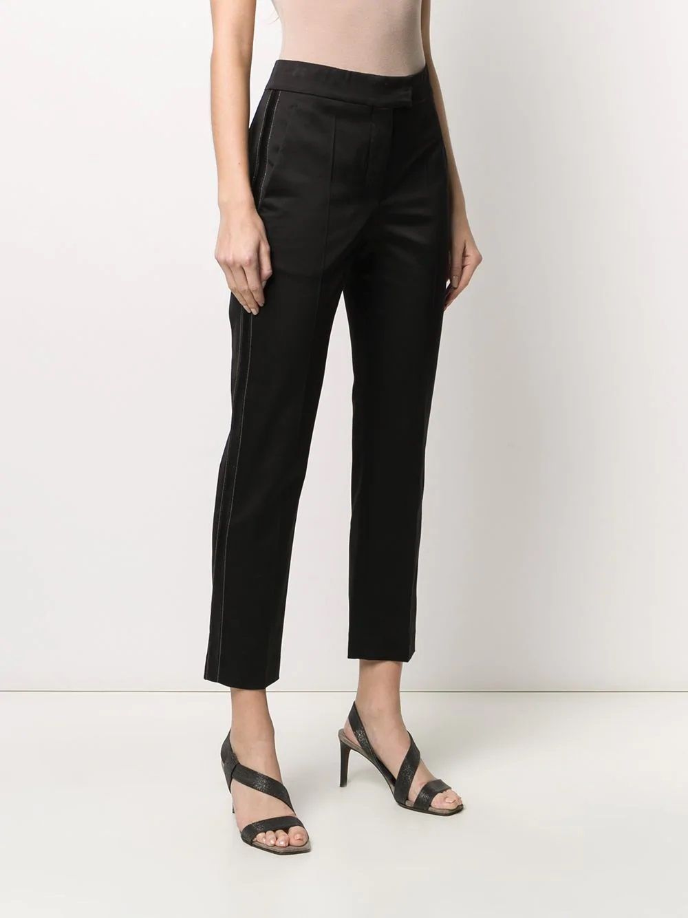 BRUNELLO CUCINELLI  Pantaloni Neri Donna Brunello Cucinelli