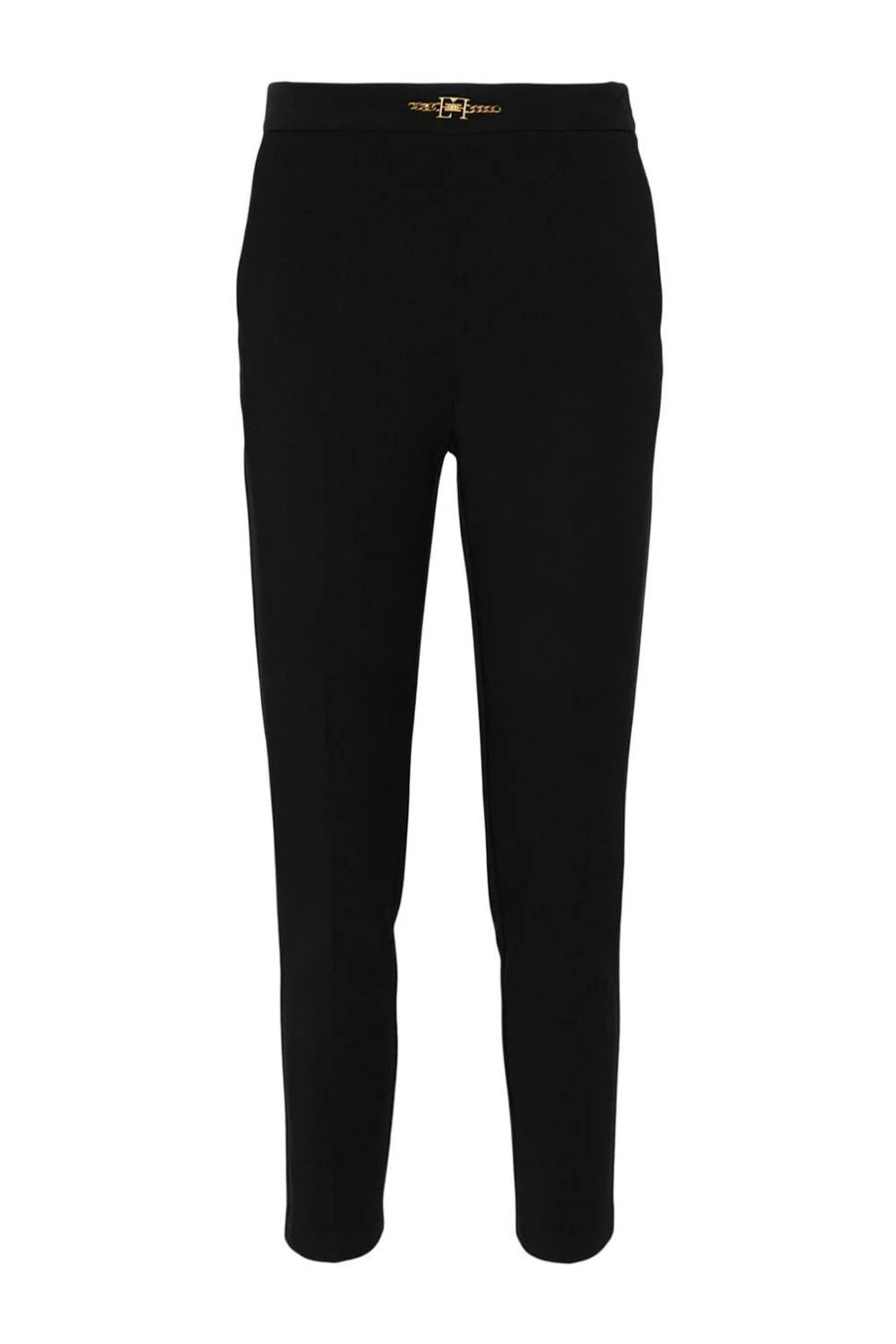 ELISABETTA FRANCHI  Pantaloni Neri Elisabetta Franchi da Donna - Mix di Poliestere