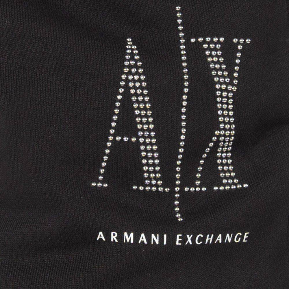 ARMANI EXCHANGE  Pantaloni Neri In Cotone Armani Exchange Donna