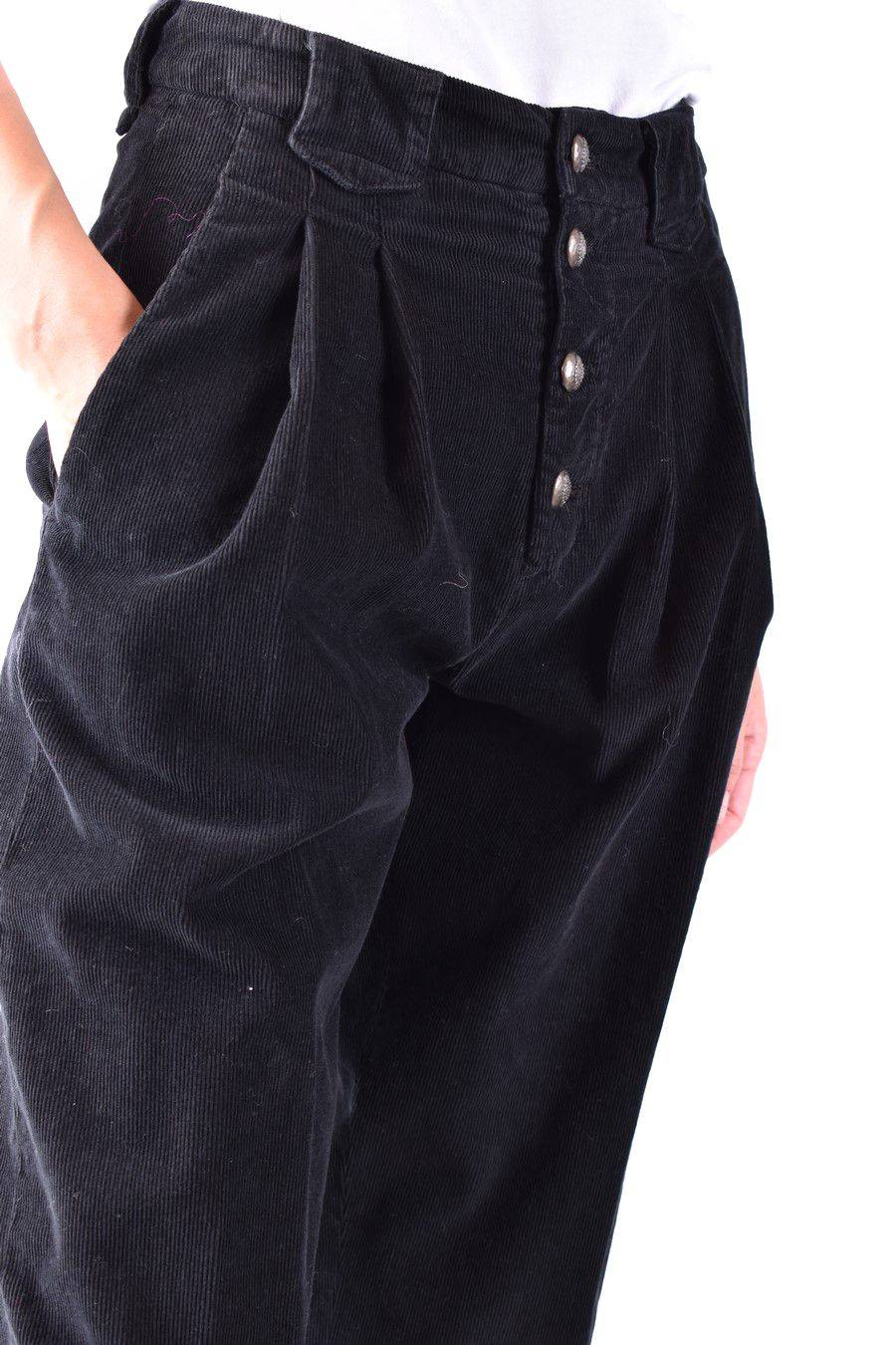 DONDUP  Pantaloni Neri In Cotone Stretch DONDUP Da Donna