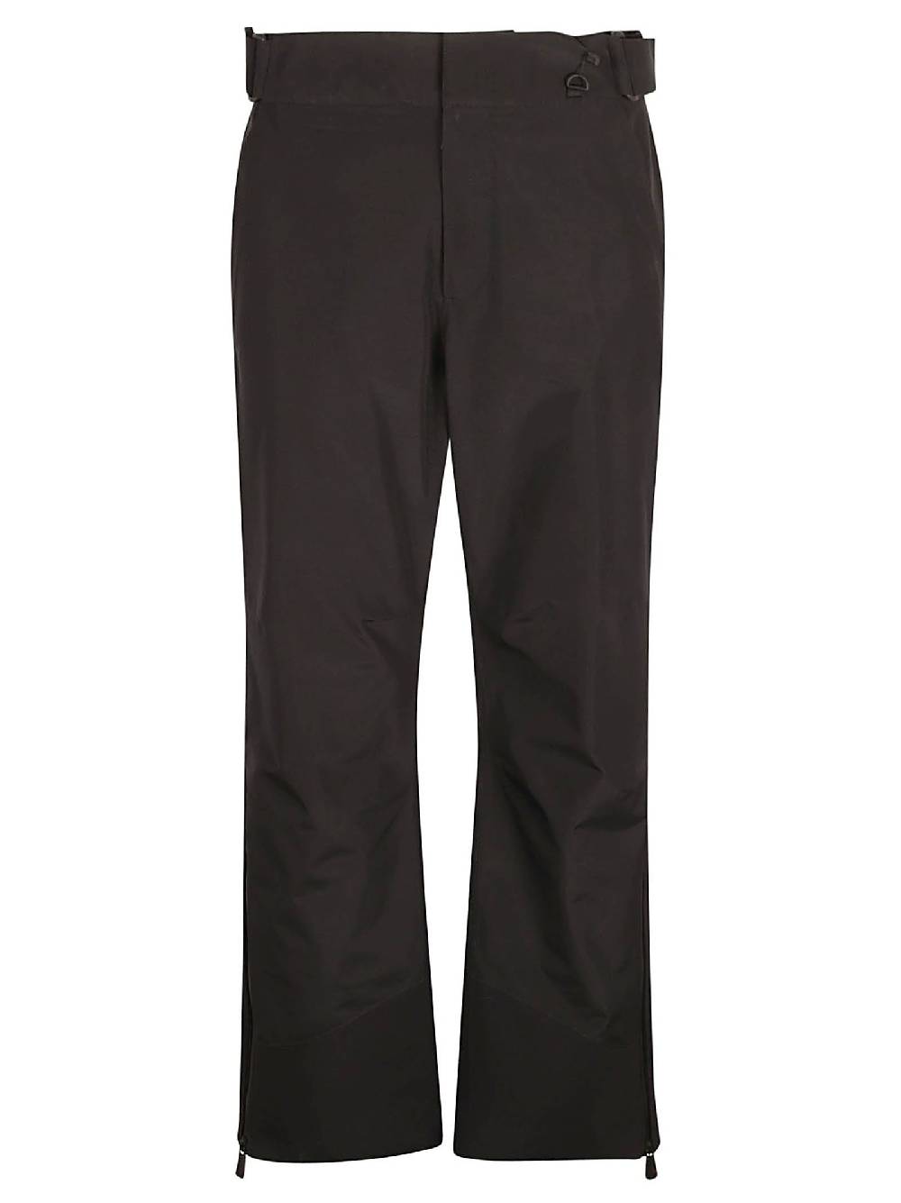 MONCLER GRENOBLE  Pantaloni Neri Uomo Moncler Grenoble in Nylon con Ginocchia Imbottite