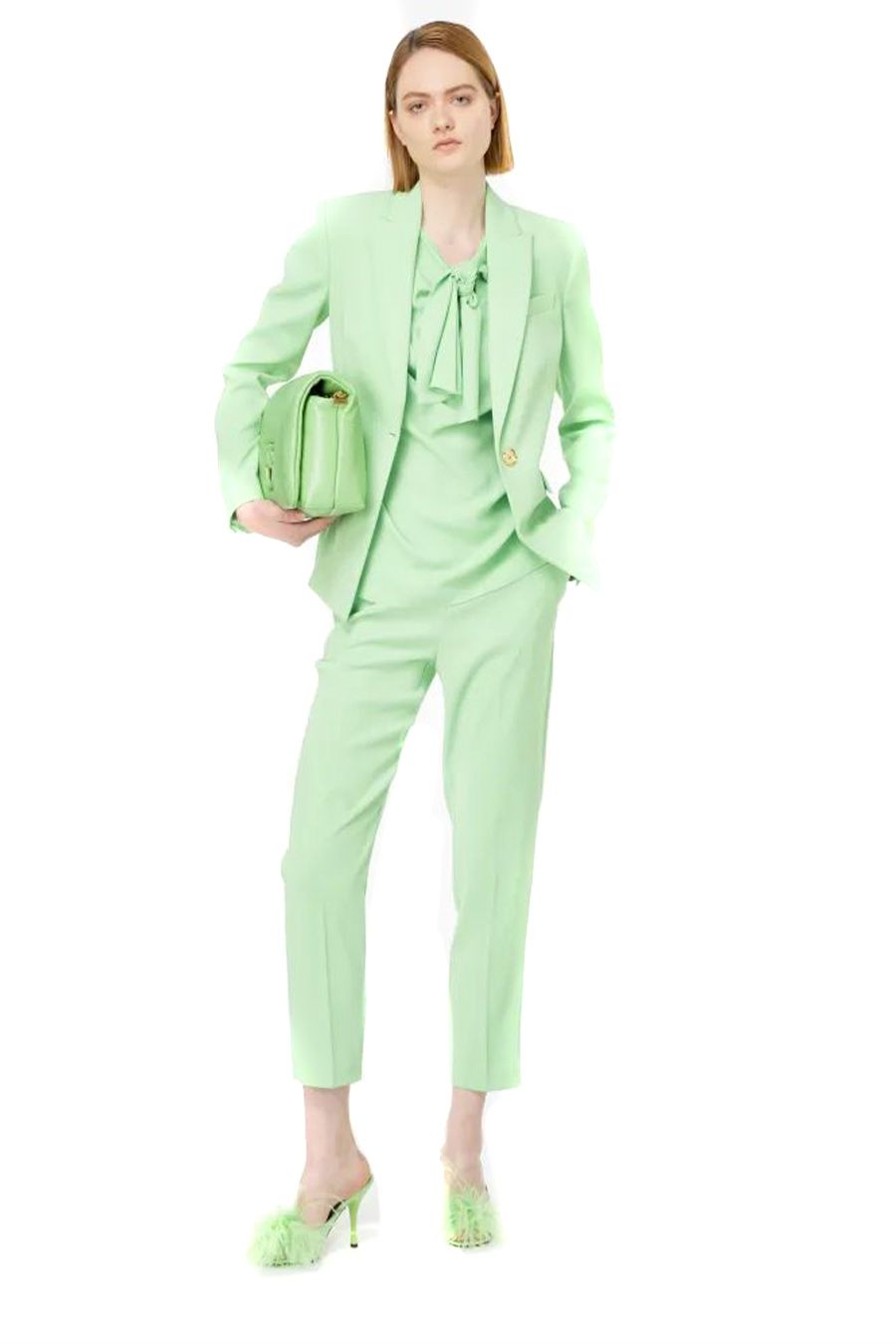 PINKO  Pantaloni PINKO Multicolore Da Donna - 65% Acetato 35% Poliestere