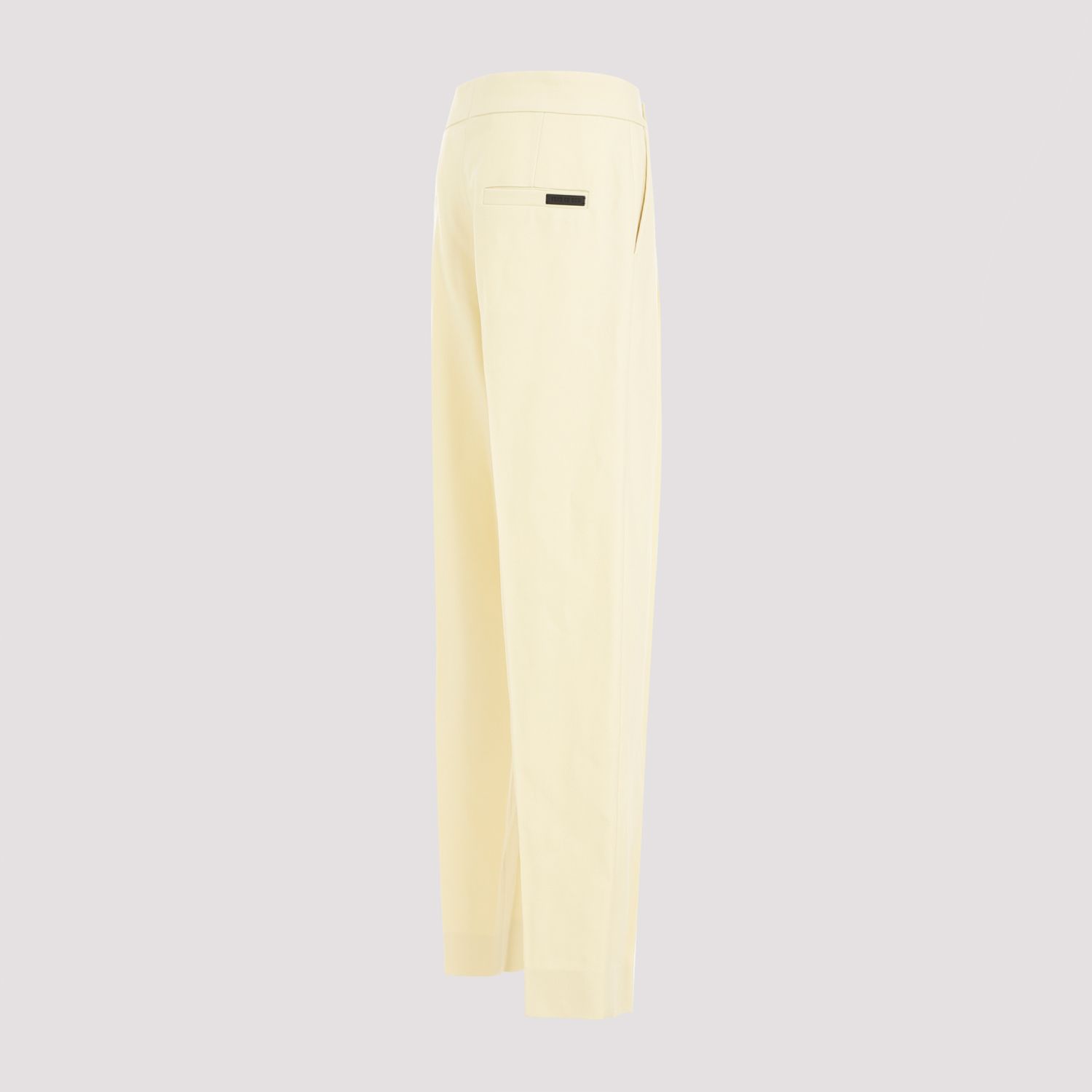 FEAR OF GOD  Pantaloni Plissettati In Lana Crema Fear Of God