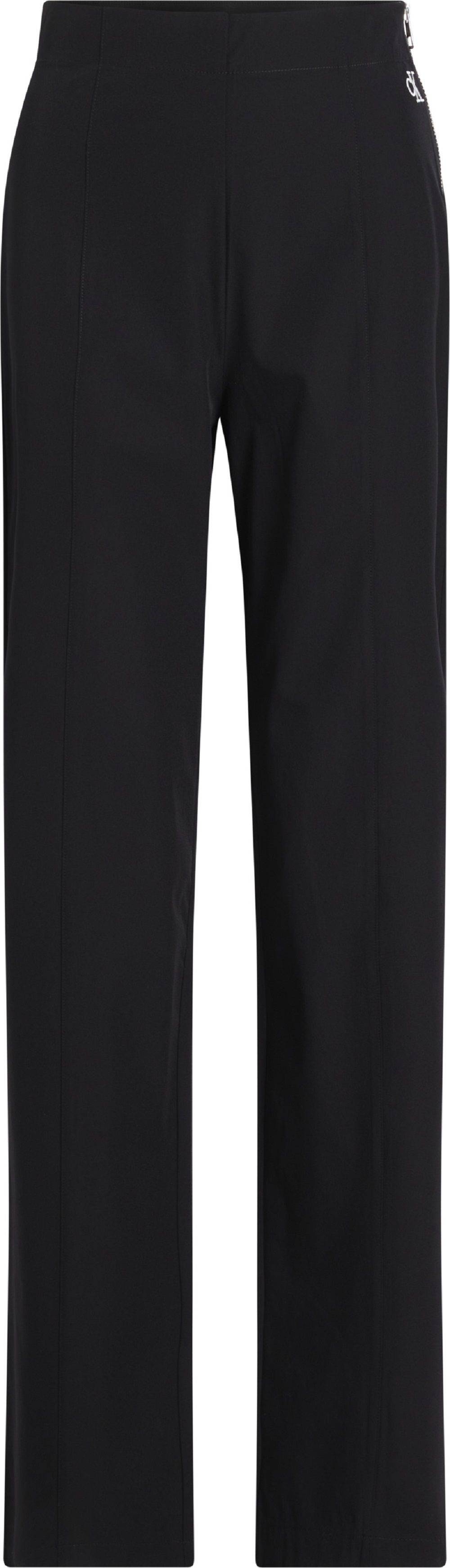CALVIN KLEIN  Pantaloni Slim Vita Alta Calvin Klein in Nylon Riciclato
