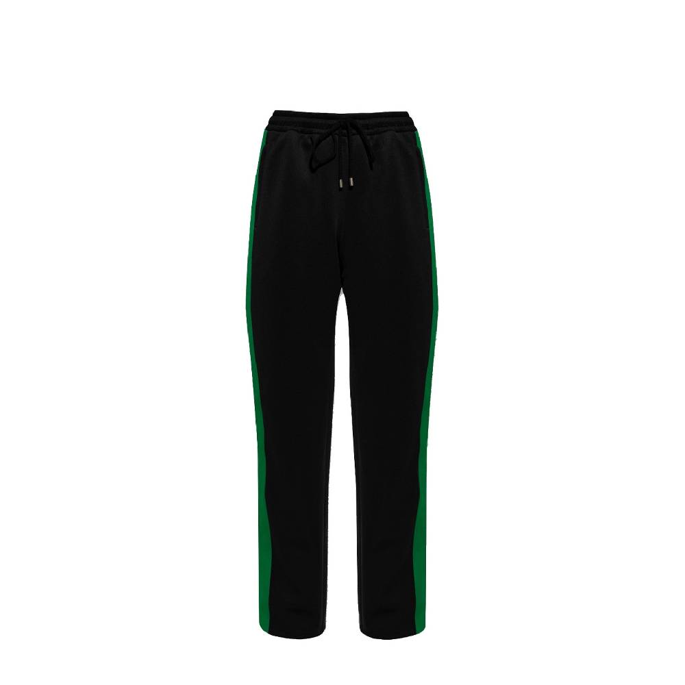 GUCCI  Pantaloni Sportivi GUCCI Neri in Neoprene con Righe per Uomo