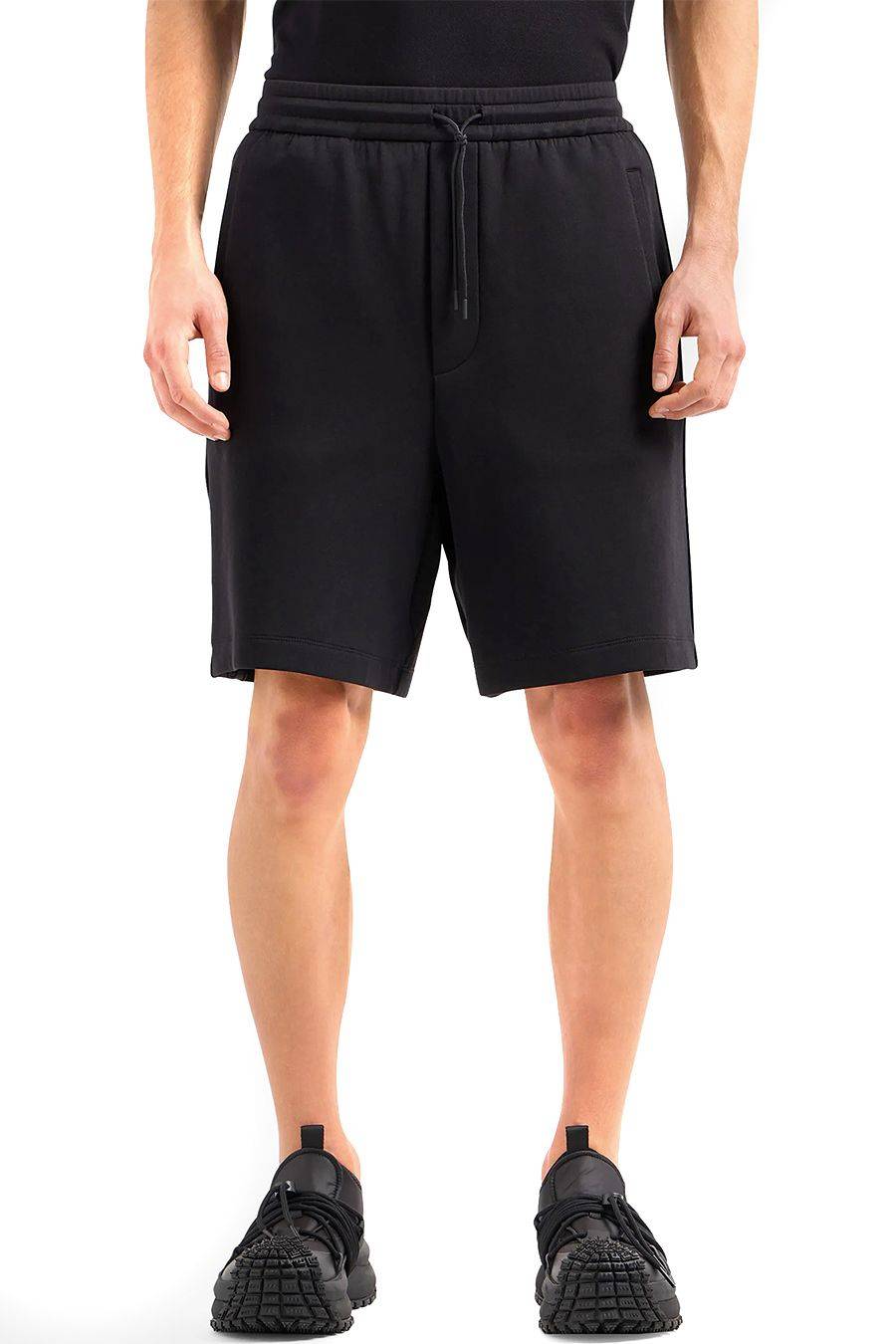 EMPORIO ARMANI  Pantaloni Stretch Cotone Emporio Armani Uomo - Nero