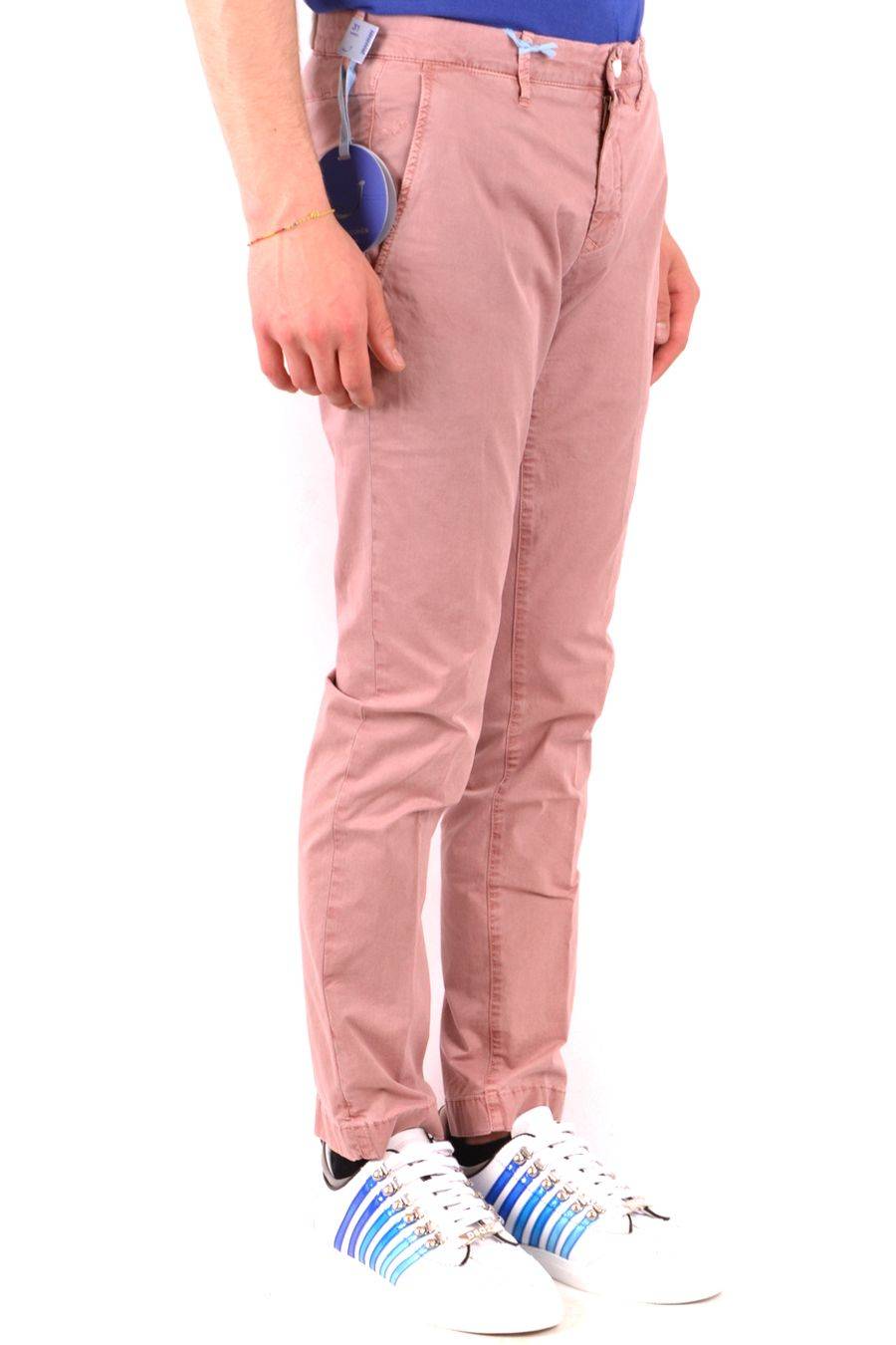 JACOB COHEN  Pantaloni Uomo Cotone Elasticizzato Rosa Jacob Cohen