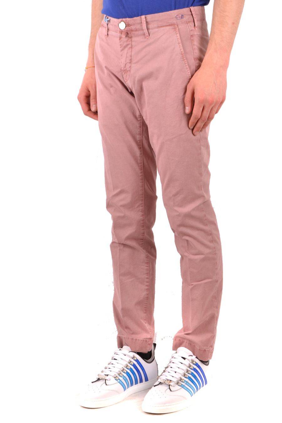 JACOB COHEN  Pantaloni Uomo Cotone Elasticizzato Rosa Jacob Cohen